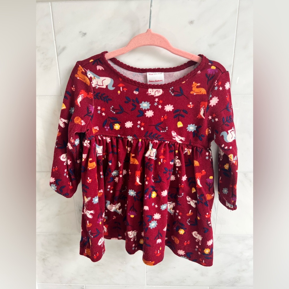 Hanna Andersson Woodland Animal and Unicorn Dress